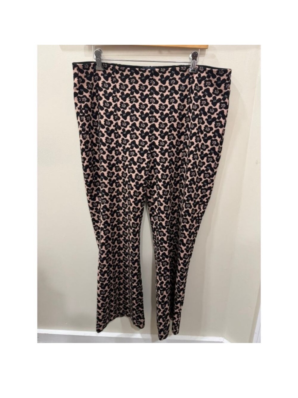 Anthropologie Maeve Margot Kick Flare Patterned Pants